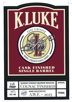 *EXCLUSIVE* K. Luke AWF Cognac Finished Bourbon
